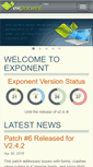 Mobile Screenshot of exponentcms.org